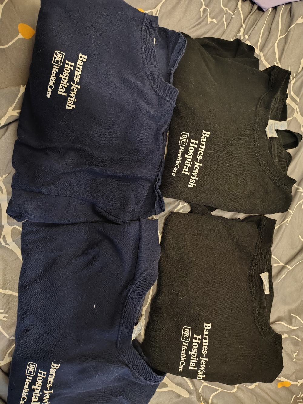 Barnes-Jewish Hospital Logo T-shirts - Navy & Black $15 For All